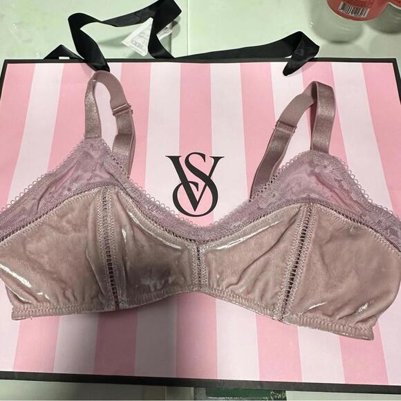 Victoria’s Secret Velour Bralette - Picture 1 of 3